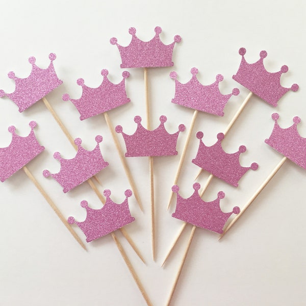 Crown Cupcake Topper Etsy