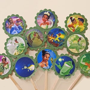 Princess Tiana * Cupcake Toppers
