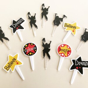 Toppers de cupcake de formatura
