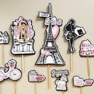 Tema Paris *Topper de bolo