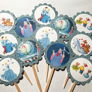 Princess Cinderella * Cupcake Toppers