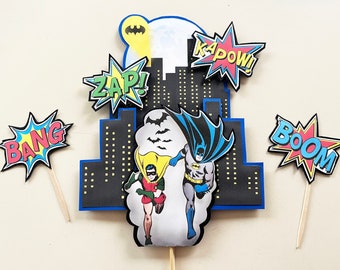 Superheld taarttopper-ontwerp #1