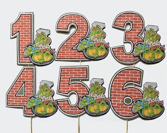 Ninja Turtles with a Number.  When adding a name please select " Number and Name" option.