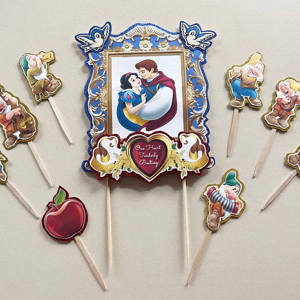 Princess Snow White & Her Prince * Cake Topper