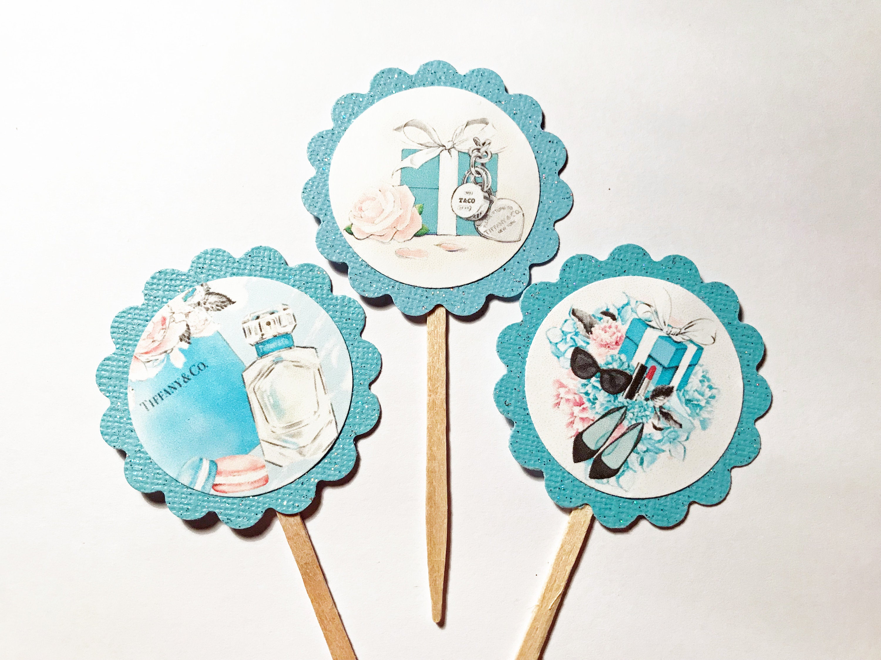 Breakfast at Tiffany's Cupcake Toppers Etsy