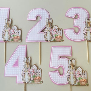 Toppers per torta Flopsy Rabbit & Number