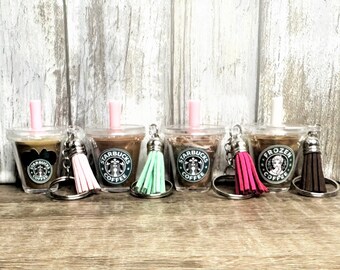 Mini Cup Keychain: Starbucks Frozen Coffee Charm