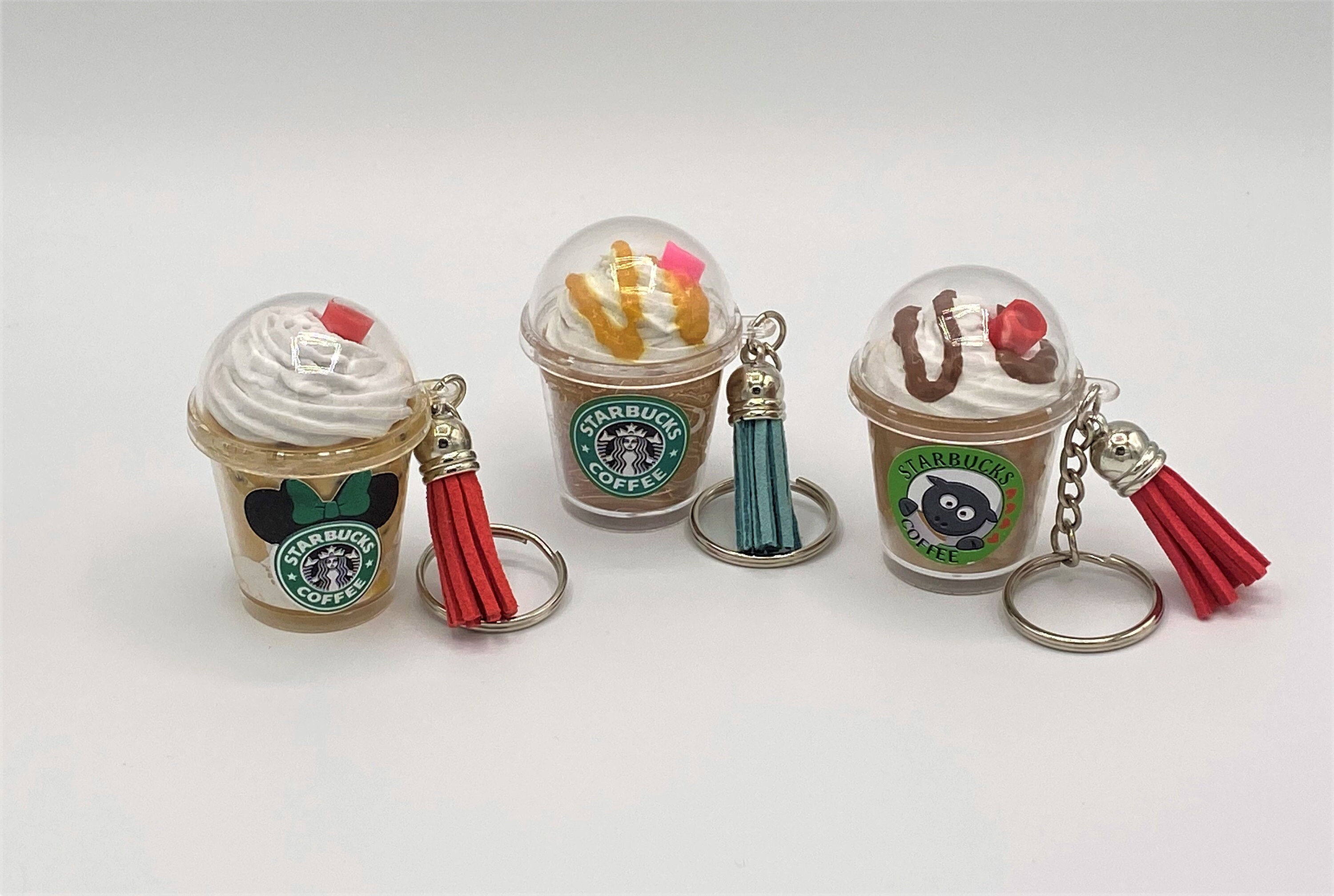 Mini Cup Key Chain Keychain Mini Keychain Starbucks Duncan Etsy