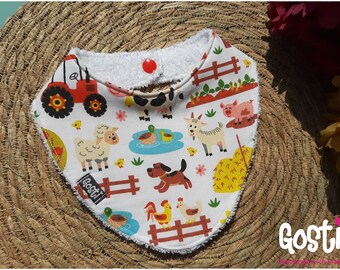 Bavoir Bebe Fermier Etsy