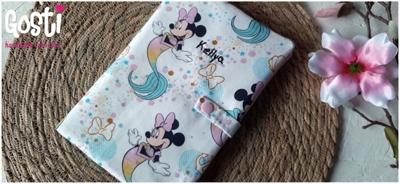 Protege Carnet De Sante En Tissu Minnie Tissu Disney Housse Etsy Protege Carnet De Sante En Tissu Minnie Tissu Disney Housse Etsy
