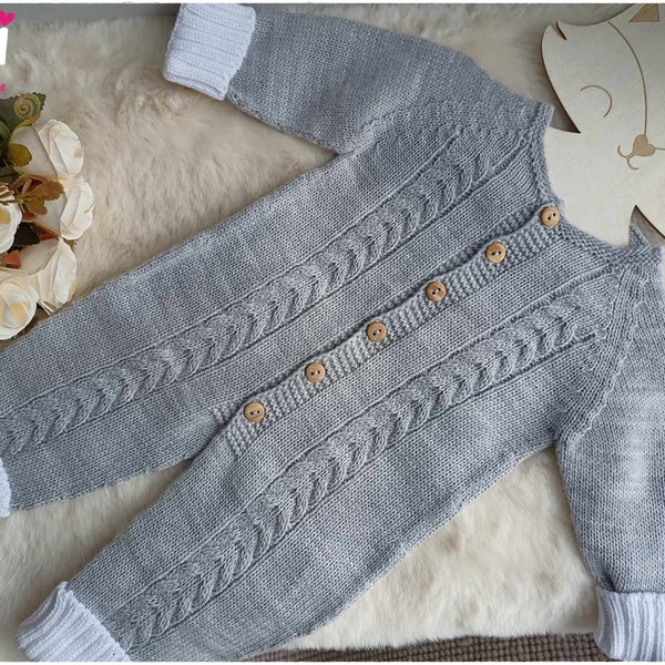 Dors-bien en tricot bien chaud et confortable pyjama bébé mixte cadeau de naissance adorable