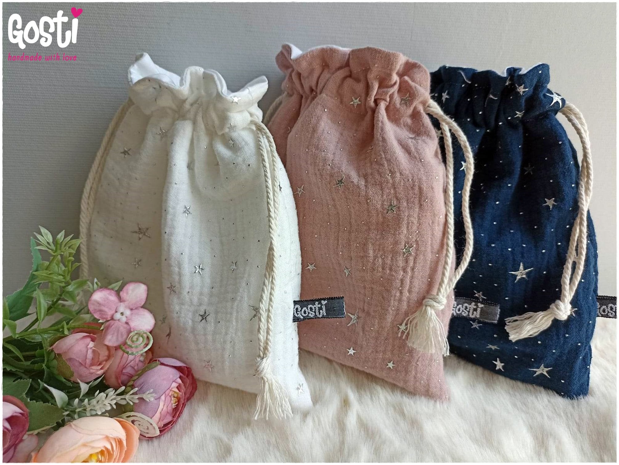 Diy pochon shop tissu
