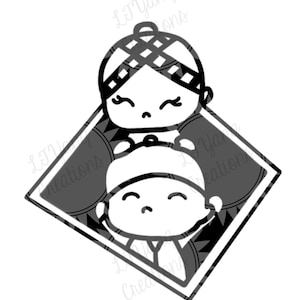 Hmong SVG, print, printable, digital, card, diy, bookmark, tags, cricut, silhouette cameo, hmong, svg, craft