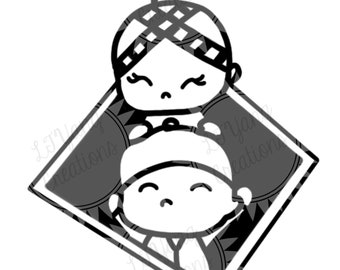 Hmong SVG, print, printable, digital, card, diy, bookmark, tags, cricut, silhouette cameo, hmong, svg, craft