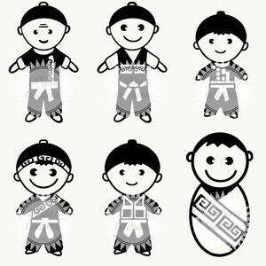 Hmong SVG, print, printable, digital, card, diy, bookmark, tags, cricut, silhouette cameo, hmong, svg, craft