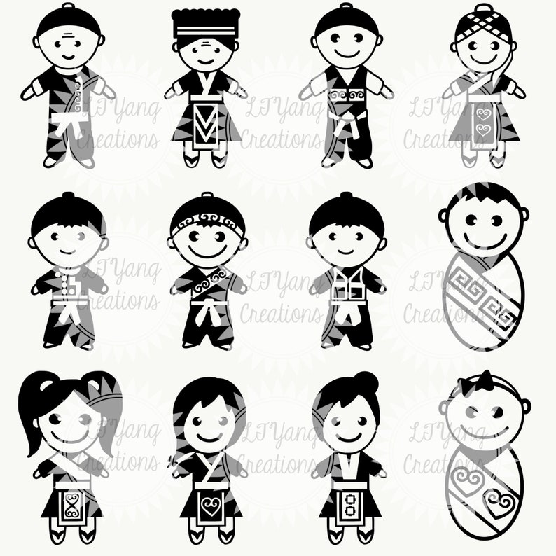 Hmong SVG, Print, Printable, Digital, Card, Diy, Bookmark, Tags, Cricut ...