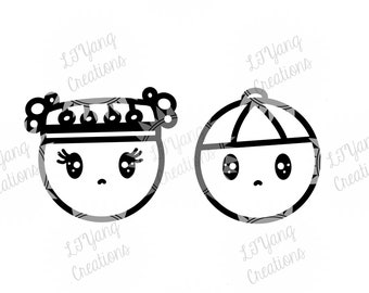 Hmong SVG, print, printable, digital, card, diy, bookmark, tags, cricut, silhouette cameo, hmong, svg, craft