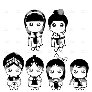 Hmong SVG, print, printable, digital, card, diy, bookmark, tags, cricut, silhouette cameo, hmong, svg, craft