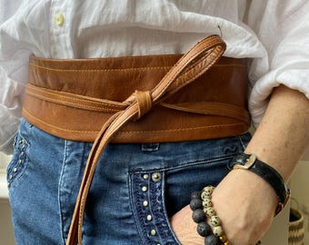 Handmade Leather Obi Belts