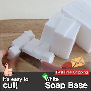2.2lb(1kg) White Soap Base Melt & Pour Soap Making Premium Quality Glycerin Soap Base DIY - FAST FREE Shipping!