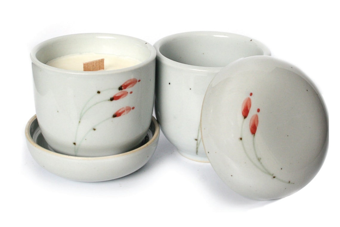 100 Handcraft Korean ICHEON DOJAGI Ceramic Art Candle Jar / Etsy