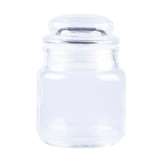 8pcs Empty Candle Containers Glass Candle Jars Candle Making Jars with Lids Clear Candle Jars, Size: 22x20x8CM