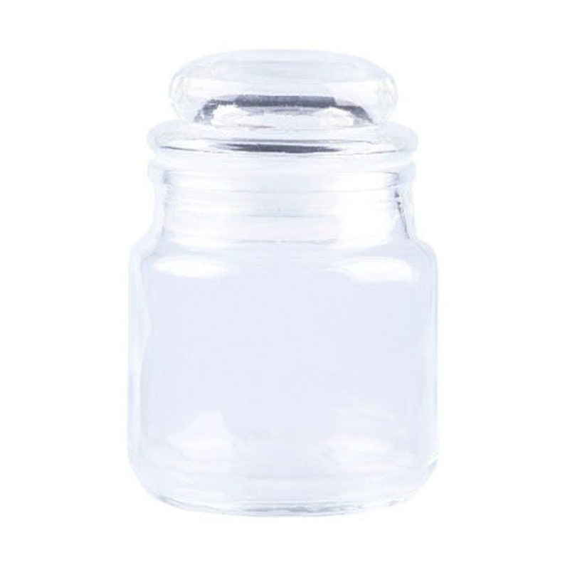 Clear Mini Glass Candle Jars & Lids 3oz90ml Small Size for Etsy