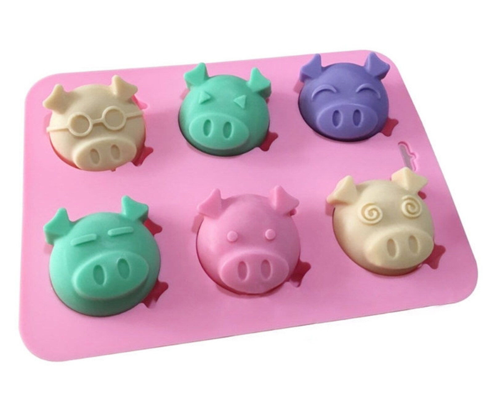 6 Honey Pigs Character Silicone Molds Resin/eproxy Crafts Etsy