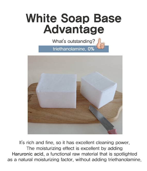 2.2lb1kg White Soap Base Melt & Pour Soap Making Premium Quality