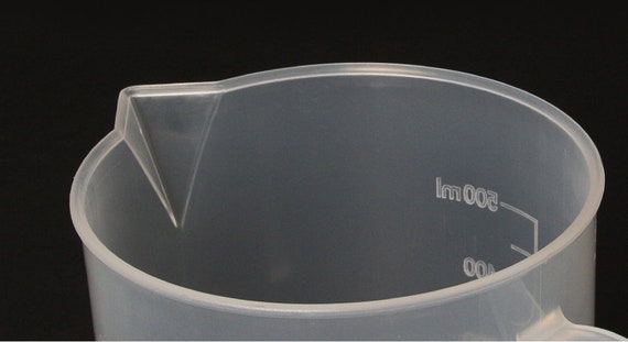 250ml plastic clear measuring cup handle liquid pour spout home kitchen  tool