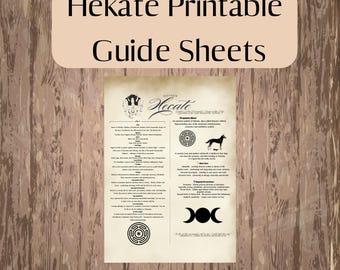 Hekate Grimoire Buch der Schatten (Druckbare PDF-Datei)