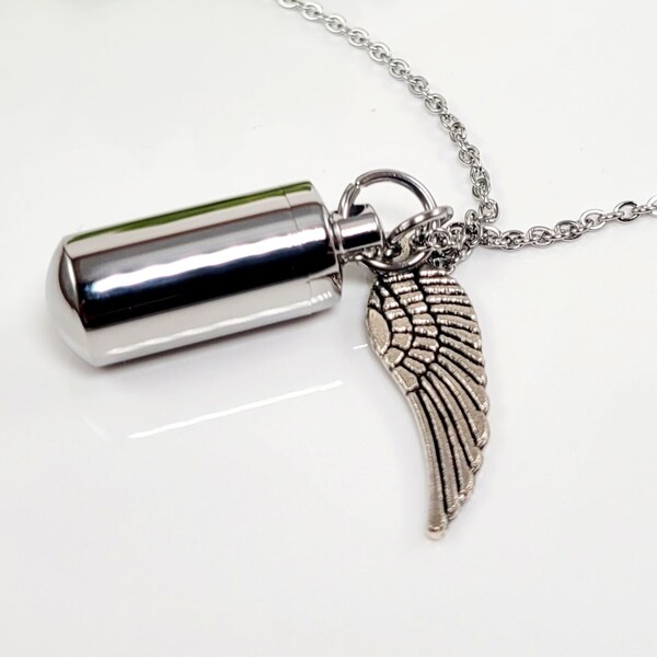Capsule necklace for ashes clearance
