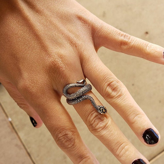 Cute on sale snake ring
