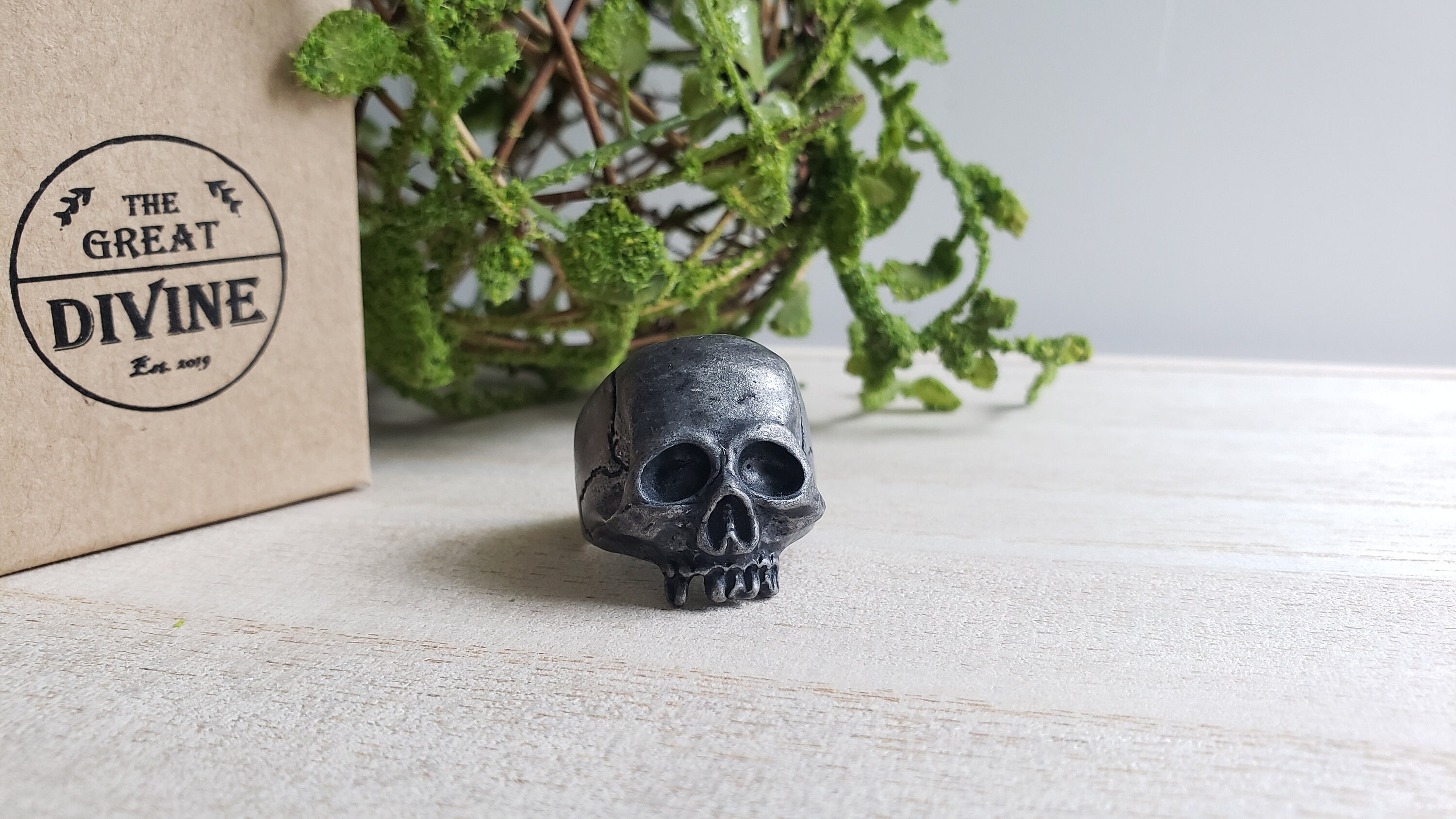 Gothic Skull Ring Gothic Rings Men's Gothic Ring Etsy