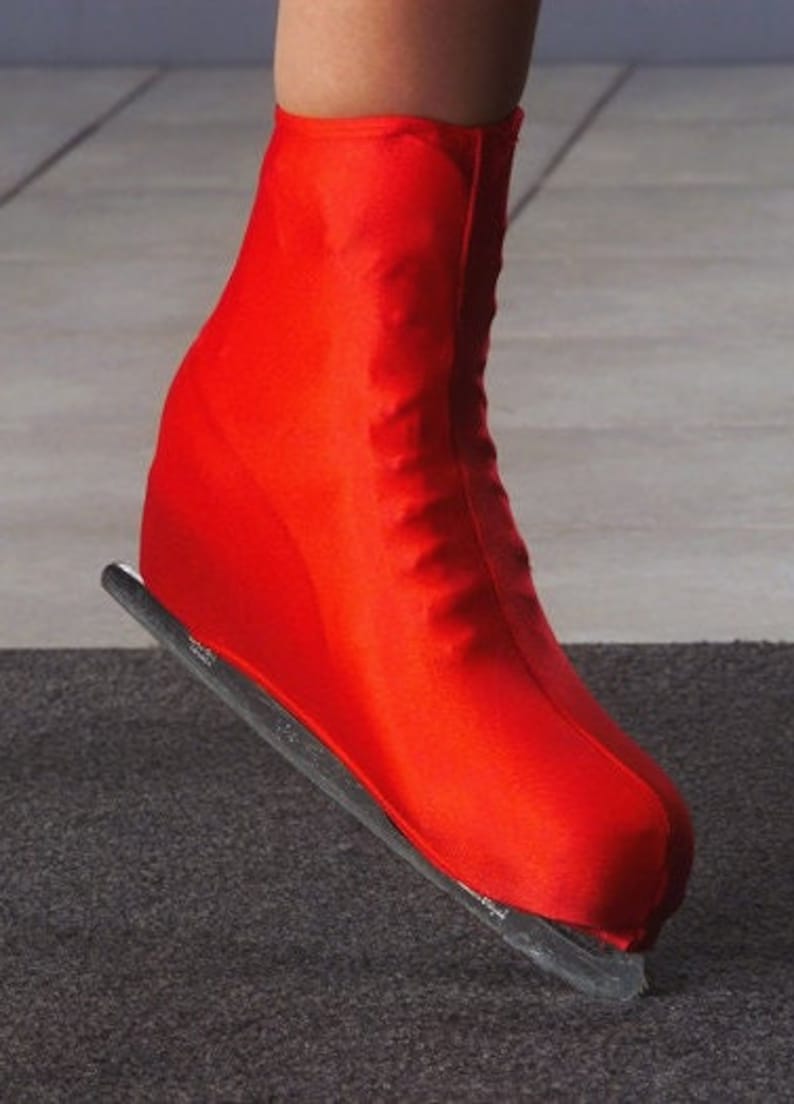 Ice Skate Lycra Boot Cover Etsy