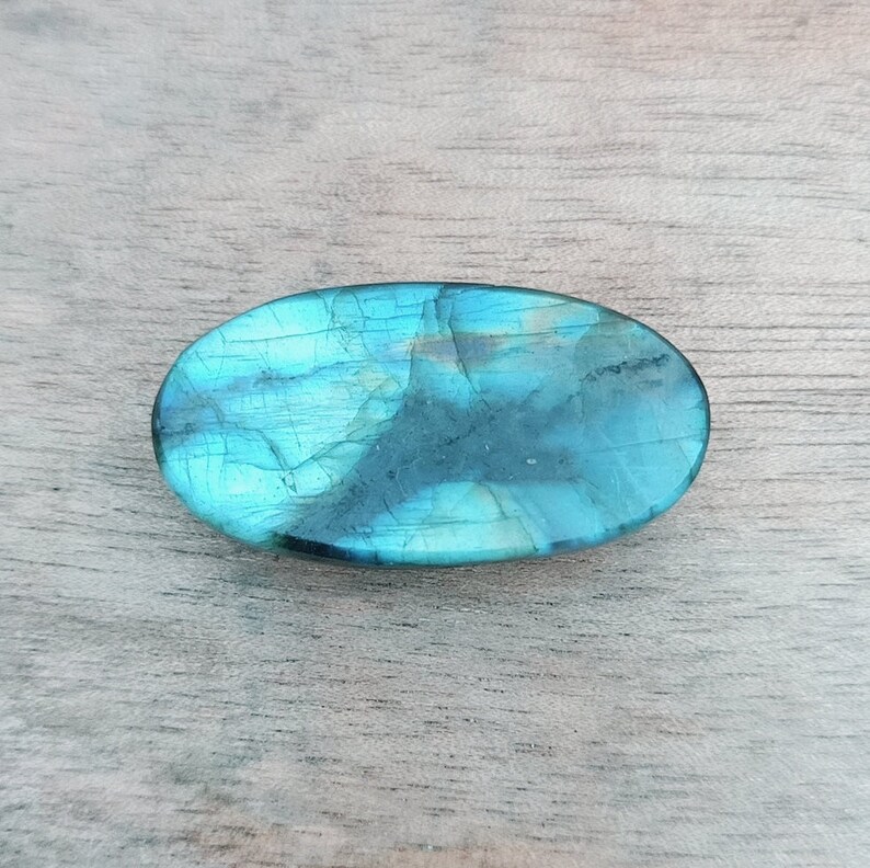 labradorite Pear Shape 38x18x7 MM Loose Gemstone, 100/% Natural Multi Flashy labradorite Gemstone,Cabochon,Top Quality..!