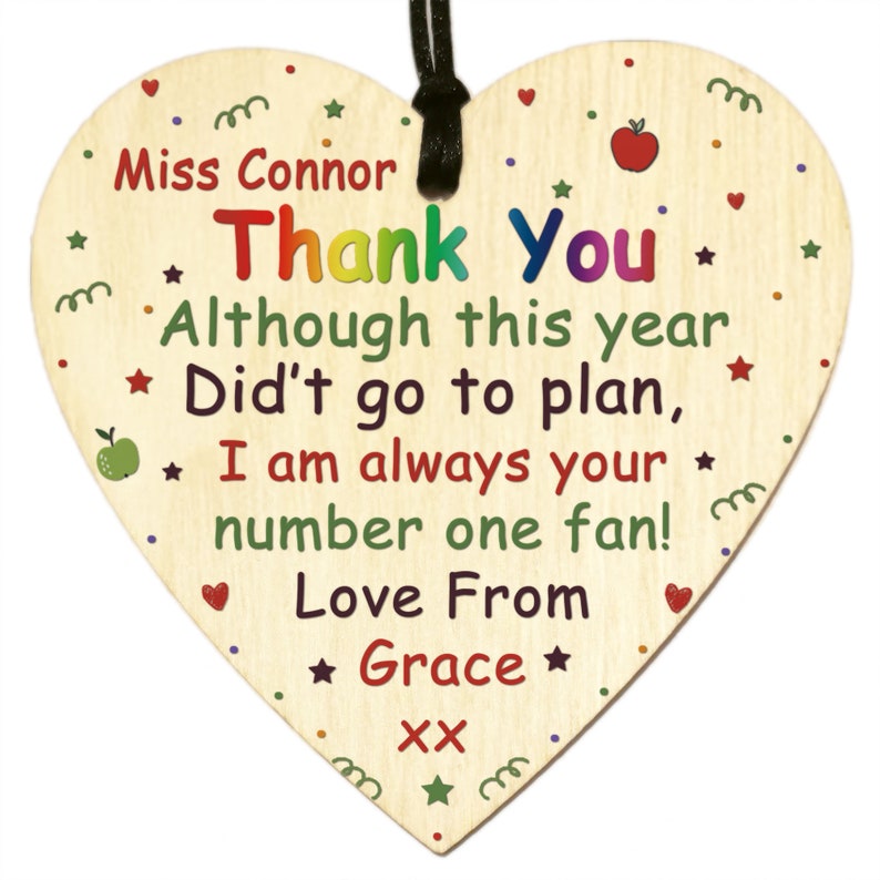 Personalised Thank You Teacher Poem Teaching Assistant Etsy