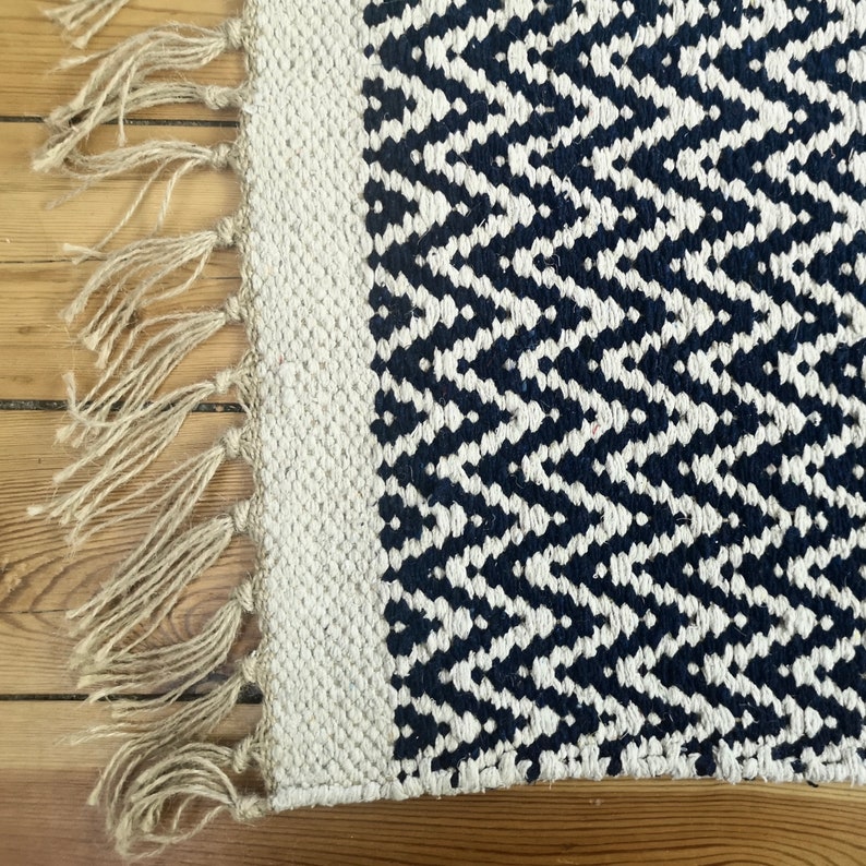 Natural Jute & Cotton Rug Outdoor Rug Braided Hemp Etsy