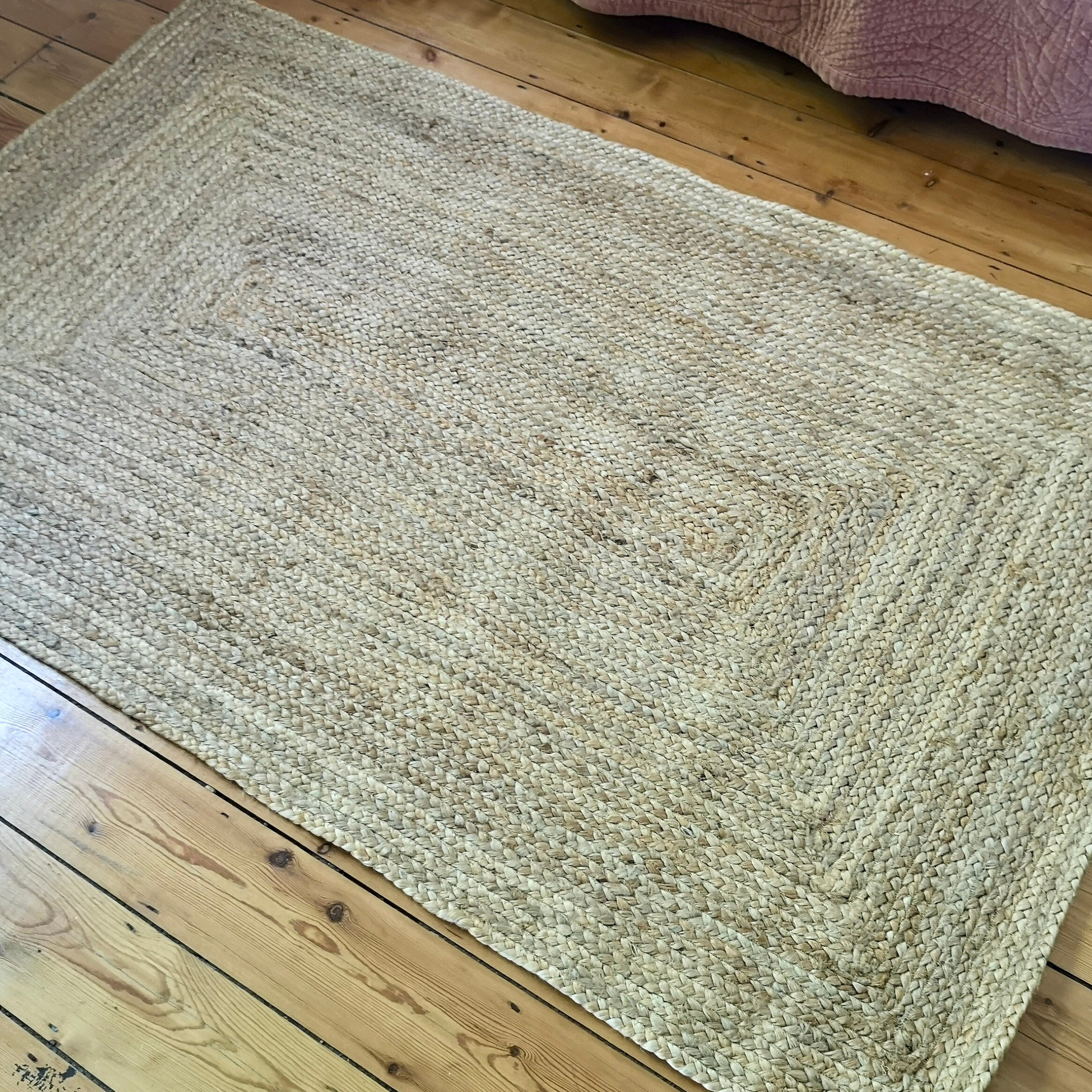 Sustainable Braided Hemp Rug Handwoven Jute Rug Rectangle Etsy UK