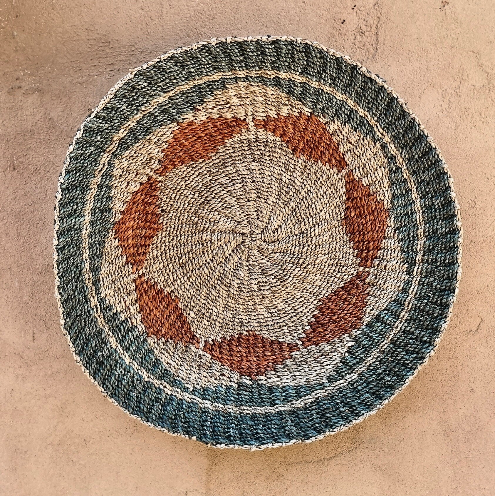 Decorative Jute Wall Basket Large Wall Hanging Bohemian Etsy