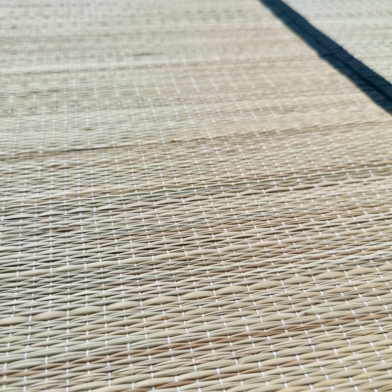 Seagrass Picnic Mat Beach Mat Summer Rug Sustainable Etsy