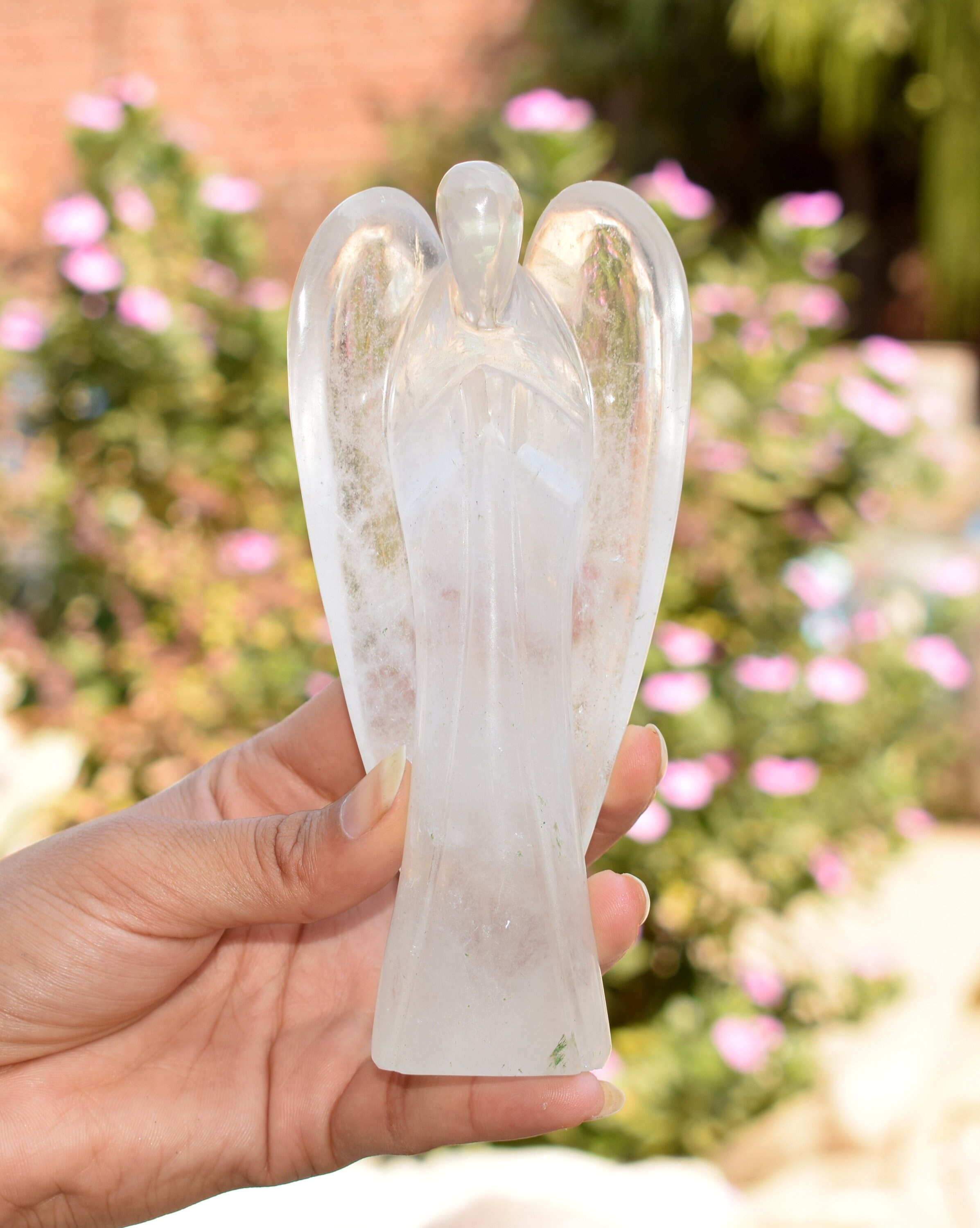 Beautiful Crystal Quartz Angel / Aura Angel Wing / Gemstone Etsy