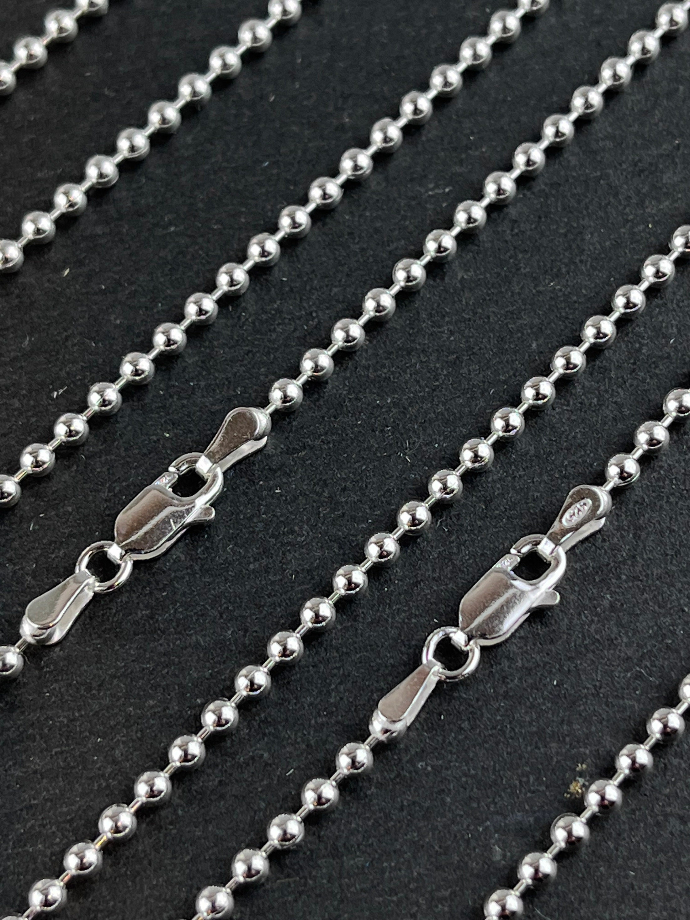Silver Chain 925. Nickel-free Ball 