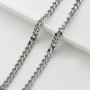 50cm/CH0026/Surgical Steel Chain, Mask Chain, Necklace Chain, Bracelet Chain, Extension chain ,Jewelry Making