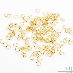 5gram// C Ring, 0.5mm X 2.5mm, Polished Gold-plated Over Brass, Jewelry Findings, Jewelry Making Craft Supplies