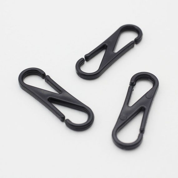 10pcs/b0003/ Plastic Mini Hook, Easy & Safety Snap Hook, for Face Mask  Necklace, Face Mask Connecting Link, Jewelry Making, Jewelry Findings -   Canada