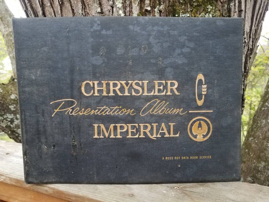 Vintage 1963 Chrysler Imperial Presentation Album Original