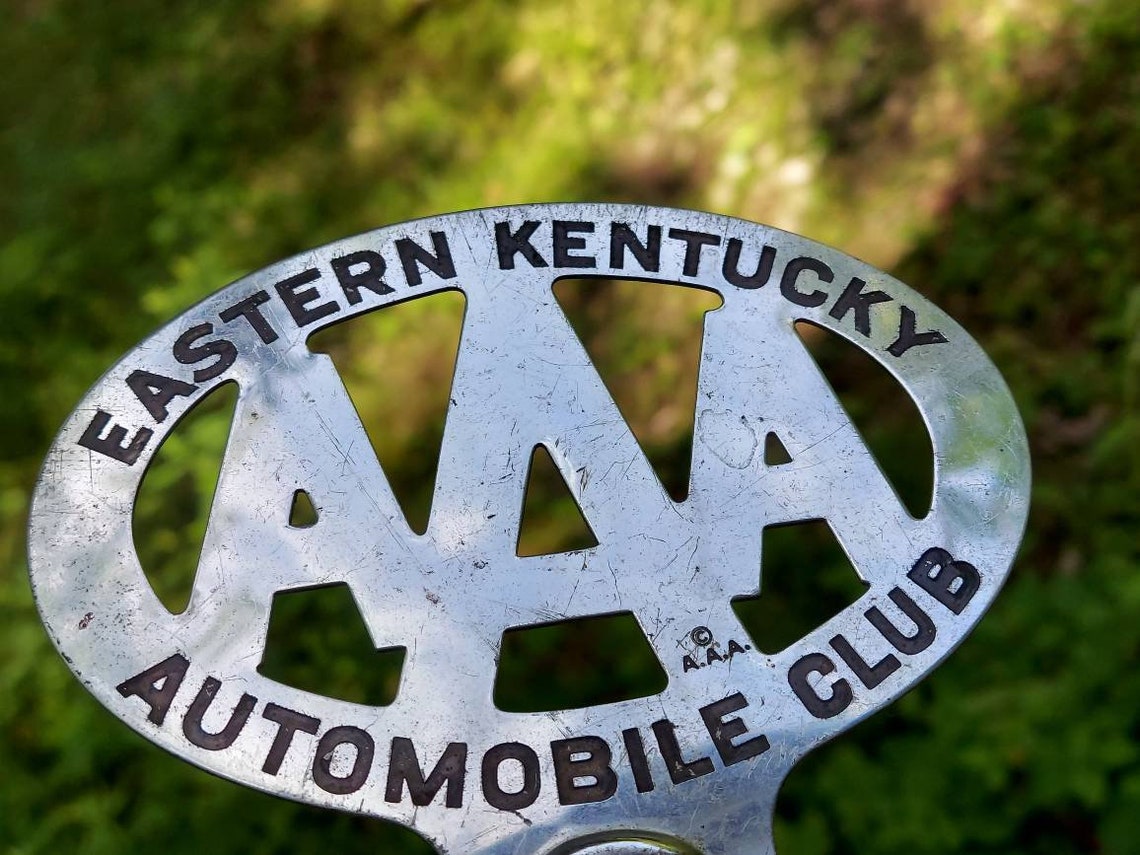 Original Vintage AAA Eastern KY Automobile Club Insignia Etsy España