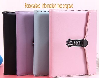 Diary With Lock Etsy