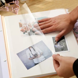 Self-adhesive Photo Album 30 Sides. Album for 60 4x6 Photos. Album